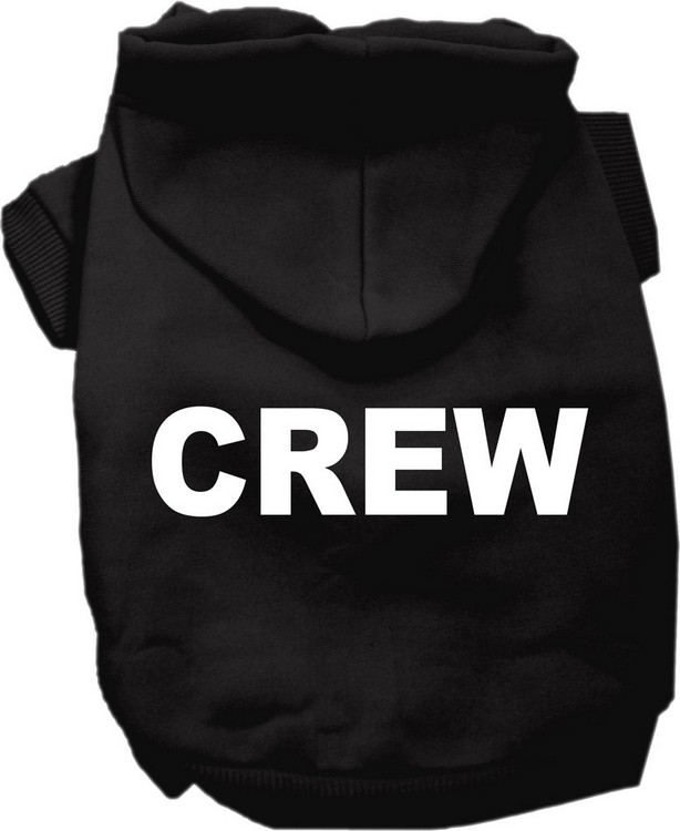 Crew Costume Screen Print Dog Hoodie Black Size XXXL